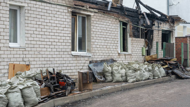 Professional Fire Damage Removal technician working in Ambler, PA